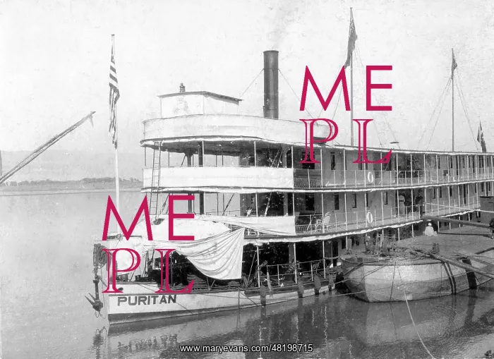 : Tourist steamer on the Nile, 1906 : Tourist steamer on the Nile, 1906