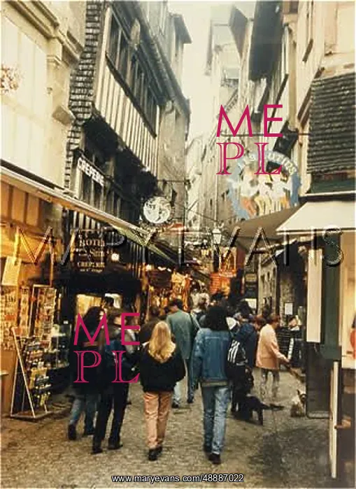 : TOURISTS, MT ST MICHEL : TOURISTS, MT ST MICHEL