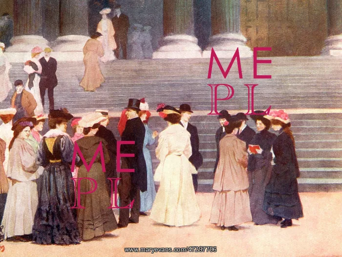 : TOURISTS AT ST PAUL'S : TOURISTS AT ST PAUL'S