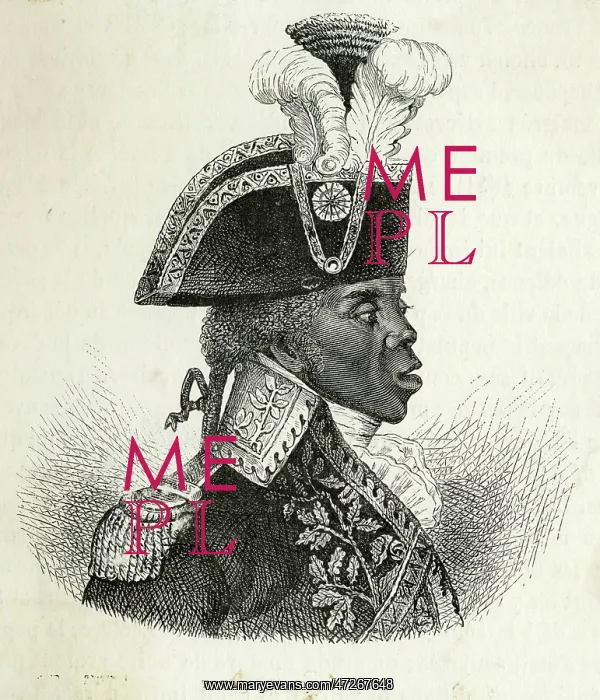  : Toussaint. Francois-Dominique Toussaint (1743 - 1803), Haitian general and liberator