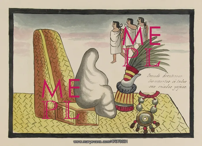 : Tovar Codex, Aztec Funeral Rites : Tovar Codex, Aztec Funeral Rites