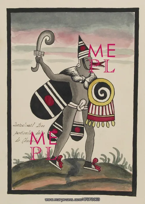 : Tovar Codex, Quetzalcoatl, Aztec God of Creation : Tovar Codex, Quetzalcoatl, Aztec God of Creation