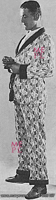 : Towelling verandah suit for men, 1928 : Towelling verandah suit for men, 1928
