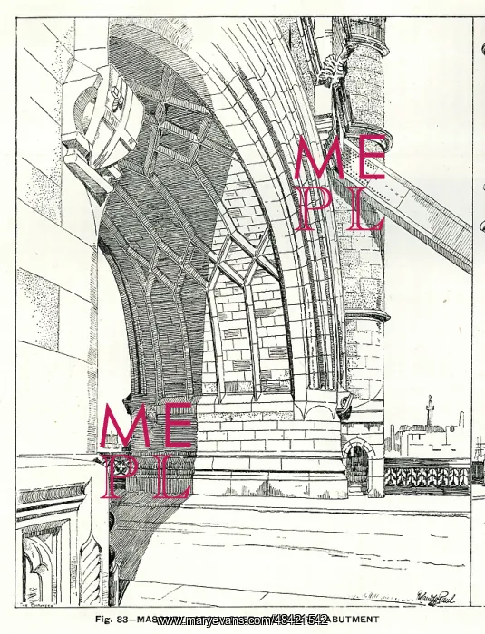 : Tower Bridge, Masonry Arch over Northern Abutment : Tower Bridge, Masonry Arch over Northern Abutment