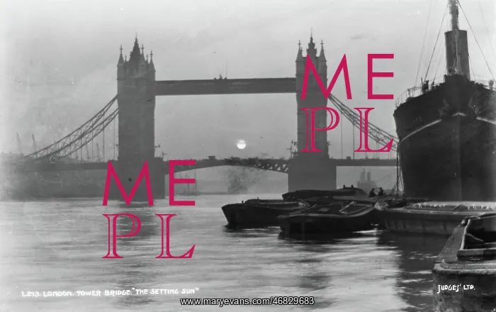 : Tower Bridge The Setting Sun : Tower Bridge The Setting Sun