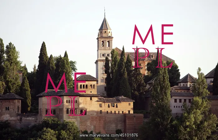 : Tower of the Ladies, Alhambra, Granada, Spain : Tower of the Ladies, Alhambra, Granada, Spain