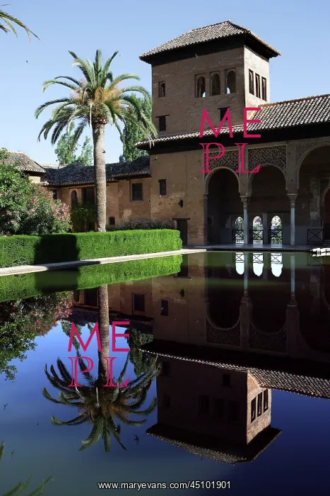 : Tower of the Ladies, Alhambra, Granada, Spain : Tower of the Ladies, Alhambra, Granada, Spain