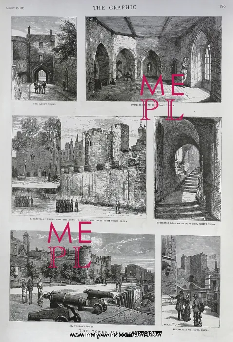 : The Tower of London, Various Views : The Tower of London, Various Views