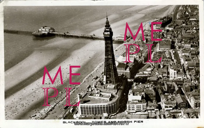 : The Tower & North Pier, Blackpool, Lancashire : The Tower & North Pier, Blackpool, Lancashire