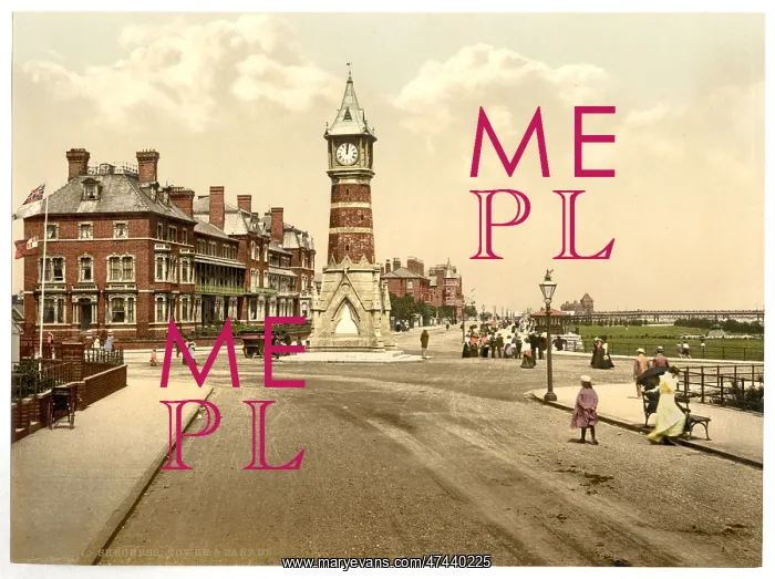: Tower and parade, Skegness, England : Tower and parade, Skegness, England