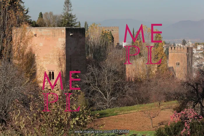 : Tower of the Princesses, Alhambra, Granada, Andalusia, Spain : Tower of the Princesses, Alhambra, Granada, Andalusia, Spain