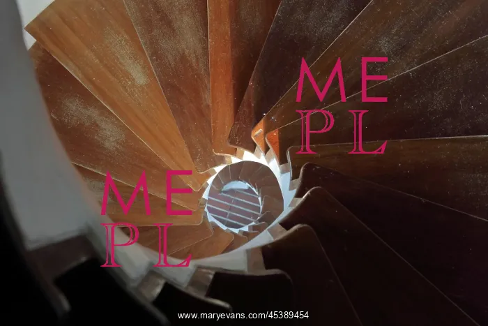 : Tower staircase, El Capricho de Gaudi, Comillas : Tower staircase, El Capricho de Gaudi, Comillas