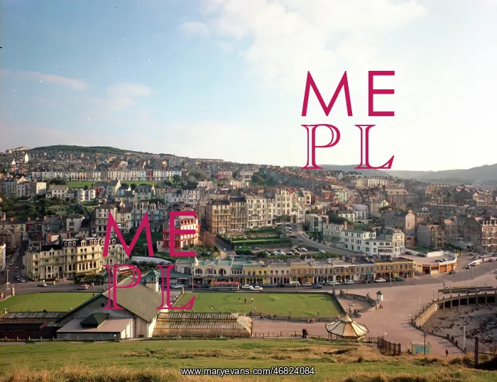 : Town from the Capstone, Ilfracombe : Town from the Capstone, Ilfracombe