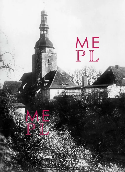 : Town church in Bad Belzig, 1928 : Town church in Bad Belzig, 1928