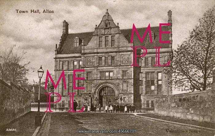 : Town hall, Alloa, Scotland : Town hall, Alloa, Scotland