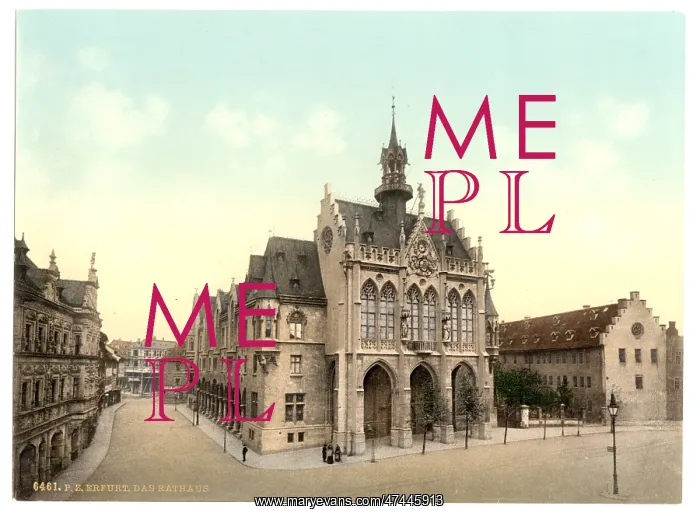: Town hall, Erfurt, Thuringia, Germany : Town hall, Erfurt, Thuringia, Germany