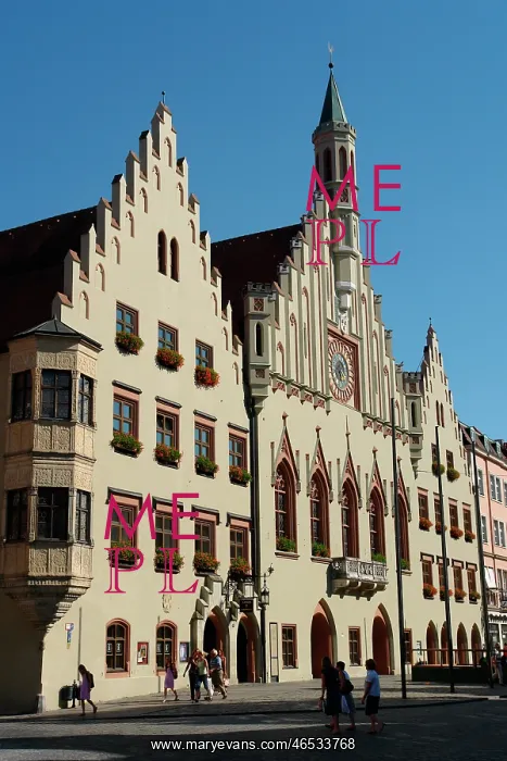 : Town Hall, Landshut, Bavaria, Germany : Town Hall, Landshut, Bavaria, Germany