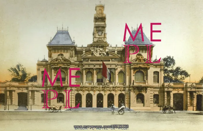: Town Hall Saigon - Indochina : Town Hall Saigon - Indochina