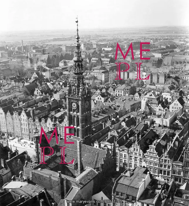 : Town Hall Tower of Gdansk, 1939 : Town Hall Tower of Gdansk, 1939