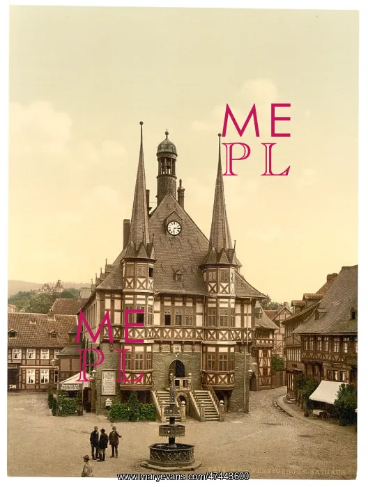 : The town hall, Wernigerode, Hartz, Germany : The town hall, Wernigerode, Hartz, Germany