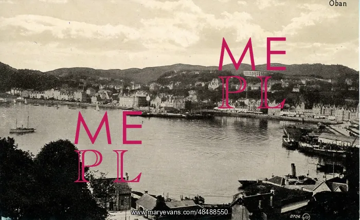 : Town & Harbour, Oban, Argyllshire : Town & Harbour, Oban, Argyllshire