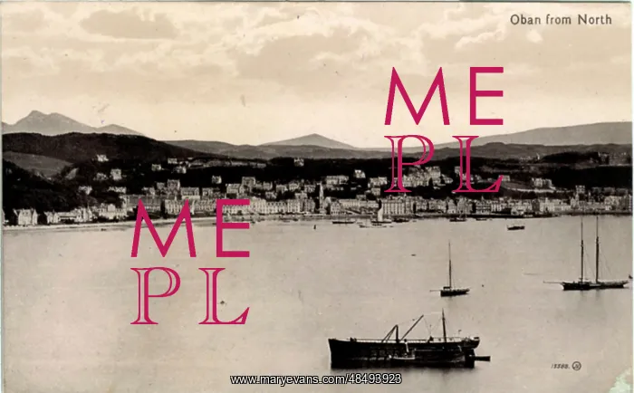 : Town & Harbour, Oban, Argyllshire : Town & Harbour, Oban, Argyllshire