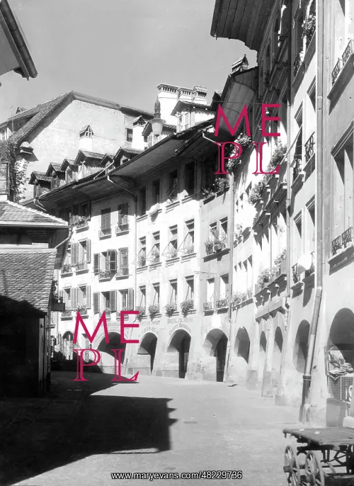 : Town houses in Bern, 1950 : Town houses in Bern, 1950