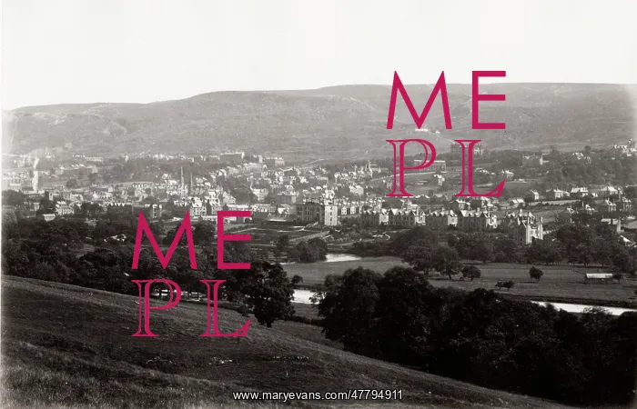  : Town and moor of Ilkley, Yorkshire
