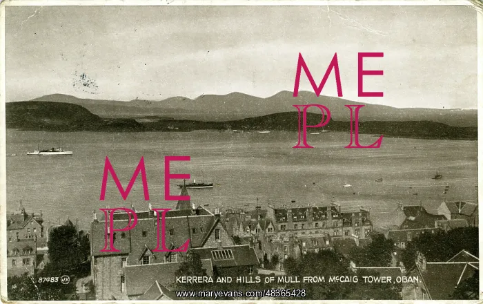 : The Town, Oban, Argyllshire : The Town, Oban, Argyllshire