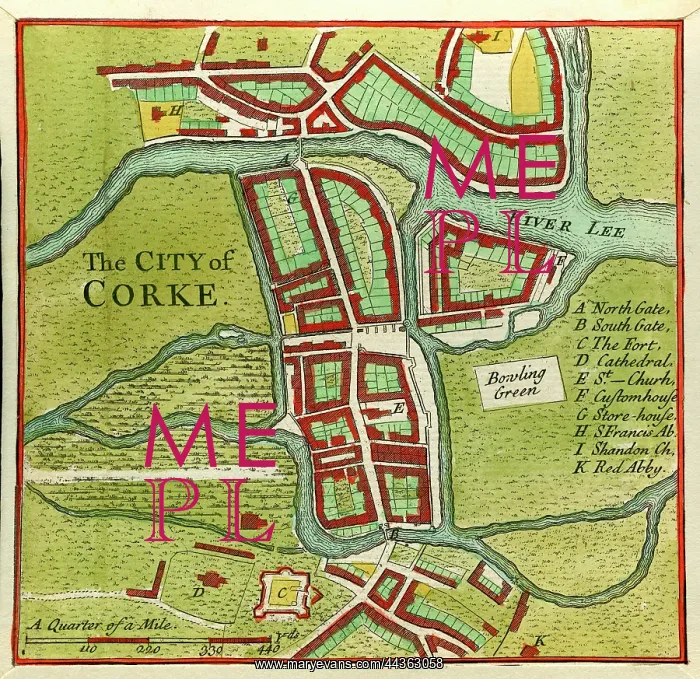  : Town Plan - Cork, Ireland
