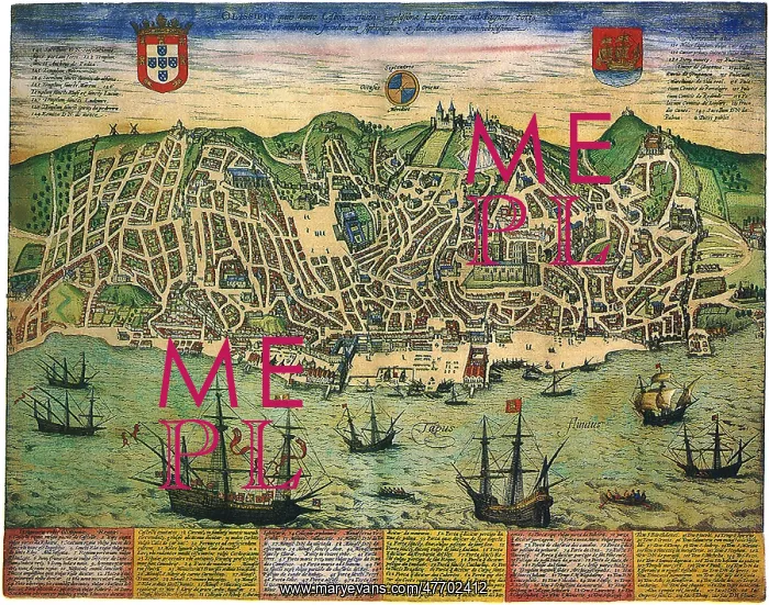: A Town Plan of Lisbon 1598 : A Town Plan of Lisbon 1598