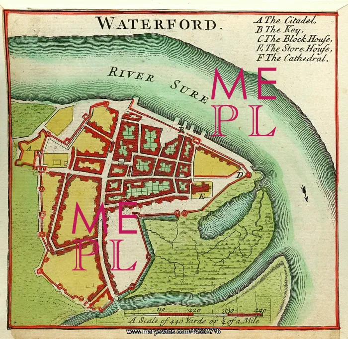  : Town Plan - Waterford, Ireland