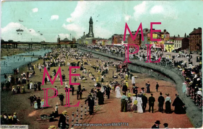 : The Town & Tower, Blackpool, Lancashire : The Town & Tower, Blackpool, Lancashire