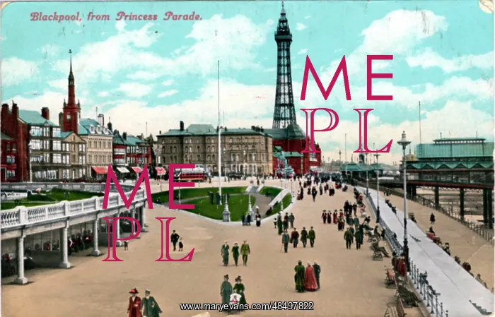 : The Town & Tower, Blackpool, Lancashire : The Town & Tower, Blackpool, Lancashire