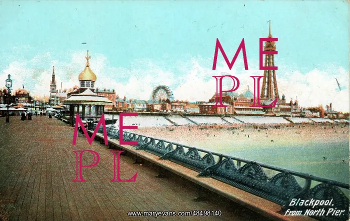 : The Town & Tower, Blackpool, Lancashire : The Town & Tower, Blackpool, Lancashire