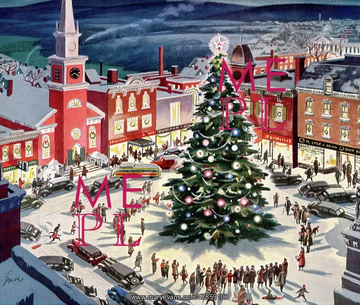  : Townsfolk Admire Tree