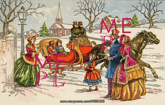  : Townsfolk at Christmas