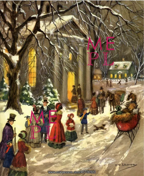  : Townsfolk in Winter