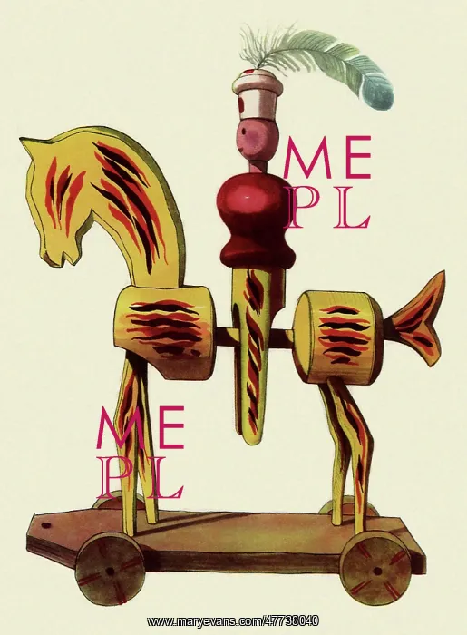 : Toy Horse and Rider : Toy Horse and Rider