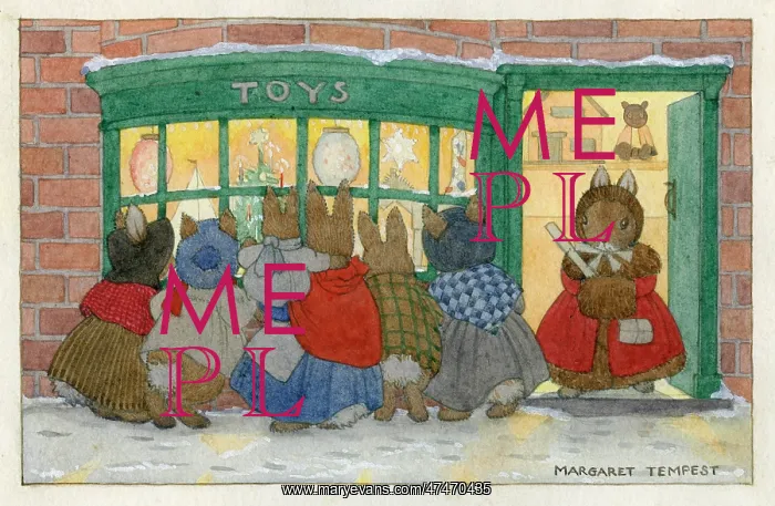  : The Toy Shop ? rabbits at the shop window
