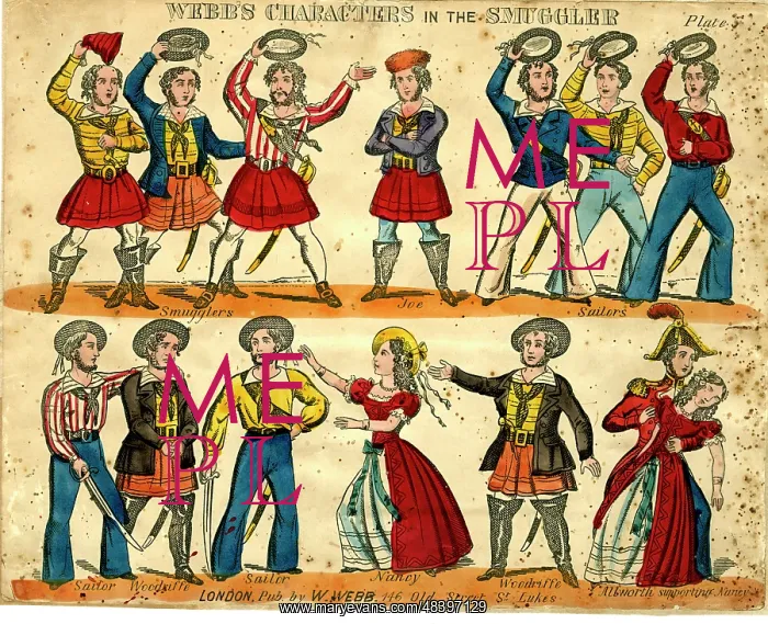  : Toy Theatre, Characters in the Smuggler