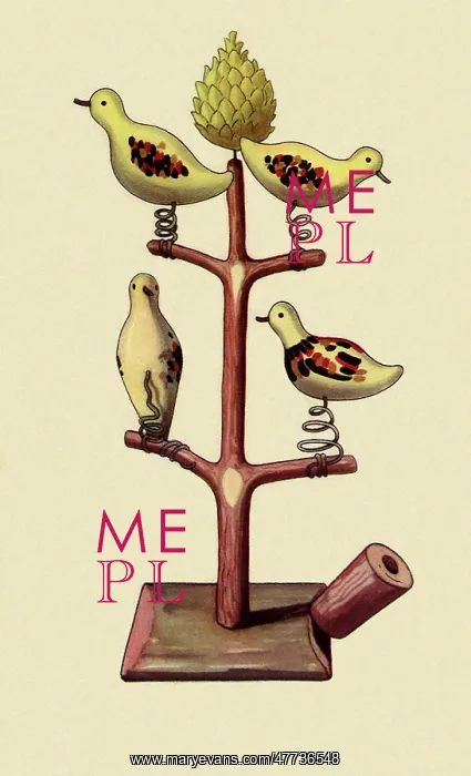 : Toy Tree with Birds : Toy Tree with Birds