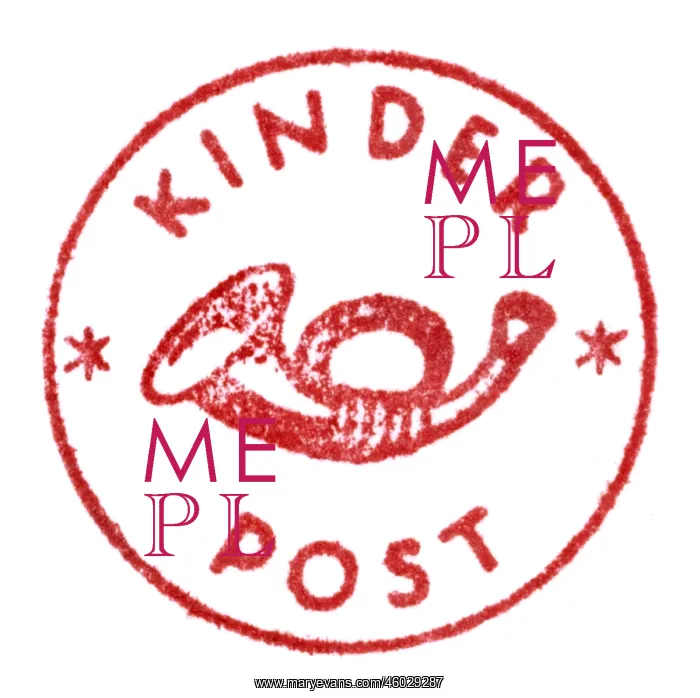  : toys, children post, postmark, Germany, circa