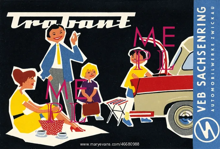 : Trabant car advert : Trabant car advert