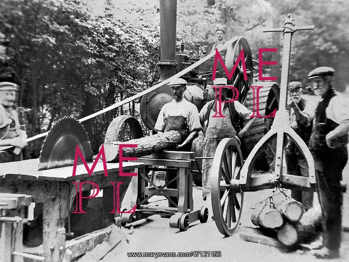  : Traction Engine and Sawmill Victorian period