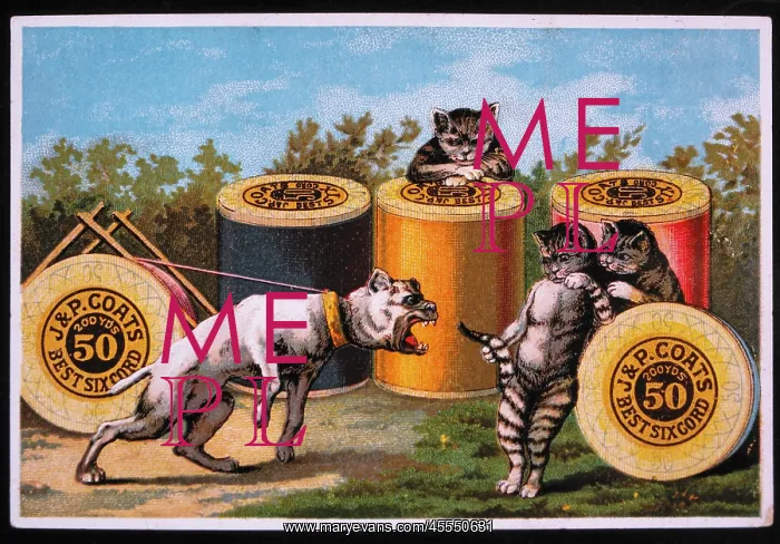: Trade card - advertisement - textiles - USA : Trade card - advertisement - textiles - USA