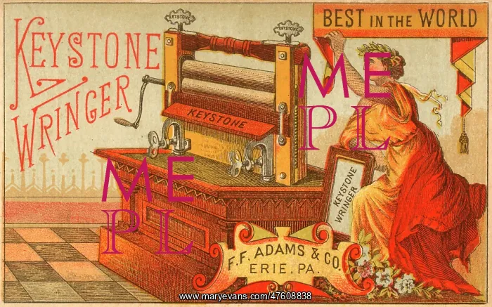 : Trade card, Keystone Wringer : Trade card, Keystone Wringer