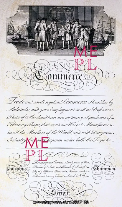 : trade, merchants, sheet Commerce, from The Universal : trade, merchants, sheet Commerce, from The Universal