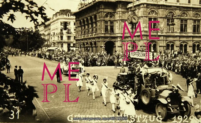 : Trade pageant through Vienna - Wagon coppersmith : Trade pageant through Vienna - Wagon coppersmith