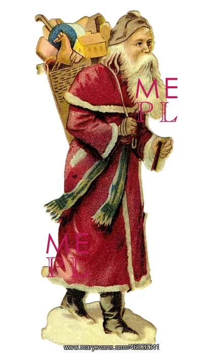 : tradition / folklore, Germany, Santa Claus, illustration : tradition / folklore, Germany, Santa Claus, illustration